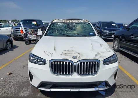 2022 BMW X3 Sdrive30I из США, поврежденный, VIN 5UX43DP03N9J64740